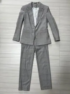 グレー系チェック柄スーツセット