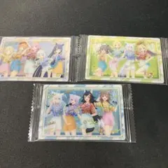 ホロライブ ウエハース　カード　3種セット　 2ゲーマーズ　EN