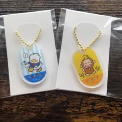 サンリオ アクリルキーホルダー おさるのもんきち　あひるのペックル