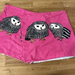 フクロウデザイン クッションカバー 2枚セット