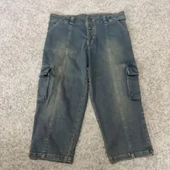 ジーパン ハーフパンツ 古着