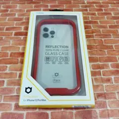 iFace iPhone12ProMaxリフレクションレッド
