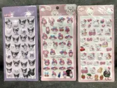 ぷくっとシール　ボンボンドロップシール　3枚セット