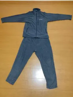 【格安・上下セット】モンベル シャミース ジャケット＆パンツ グレーSサイズ