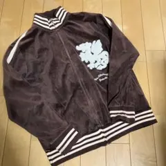 sizeM modified モディファイド　ブラウン　古着 ベロアジャージ