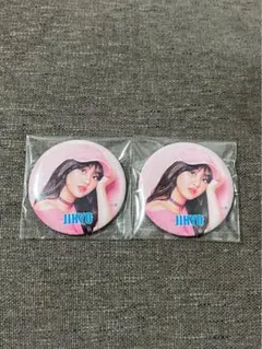TWICE缶バッジ ジヒョ - メルカリ