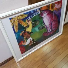 マイケルルー Michael LEU カルテット 猫 現代アート ポスター - メルカリ