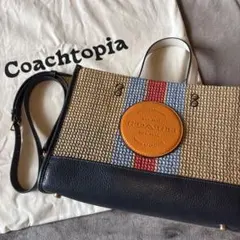 極美品 COACH コーチ デンプシー 2WAY トートバッグ ショルダーバッグ