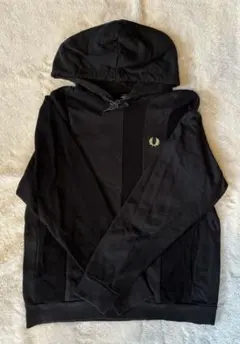 FRED PERRY フレッドペリー日本製ロゴ刺繍 長袖 スウェットパーカー