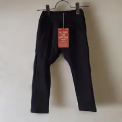 黒サルエルパンツ サイドポケット付き