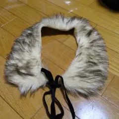 美品　ファー付け襟