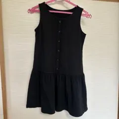 COMME CA FILLE 黒 ノースリーブワンピース 140cmのサムネイル