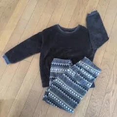 フリースパジャマセット 120cm ユニクロ