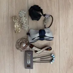【美品】バレッタ等　ヘアアクセサリーまとめ売り