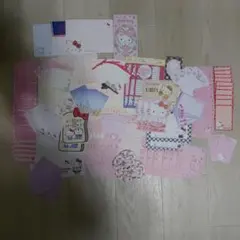 ハローキティ　バラメモ150枚&封筒セット