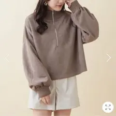 スエポン ZIPプルオーバー トップス