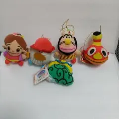 ハクション大魔王 ぬいぐるみ 小サイズ5体セット+おまけ1体