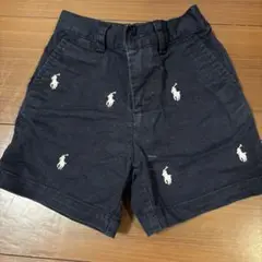 Ralph Lauren ネイビー刺繍ハーフパンツ 18M