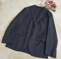 【UNIQLOユニクロ】感動ジャケット ウールライク 長袖 ダークグレー Ｍ