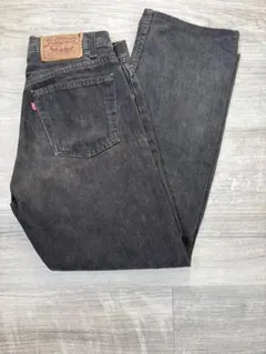 リーバイス 501 米国製 90s 先染め ブラック デニム ジーンズ