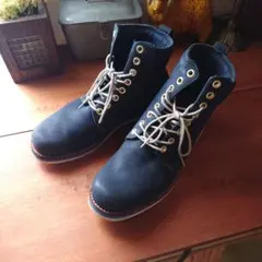 Timberland　ネイビー レザー ハイカットブーツ