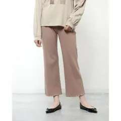 ＊ archives 裾メローリブワイドパンツ ＊