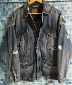 【ピアス リング】完売レア ZARA ジップ Gジャン デニム 入手困難 APC