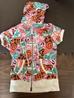 co&lu カラフルフーディ M