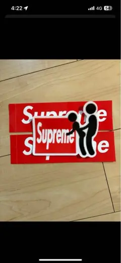シュプリーム　ステッカー　2025fw　ボックス