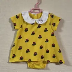 miffy ロンパース　イエロー　80サイズ