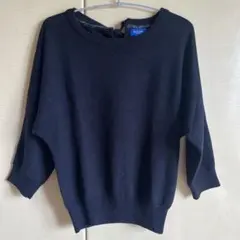 ブルーレーベルクレストブリッジ ネイビー　セーター