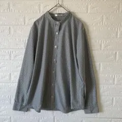 ギンガムチェック 長袖 シャツ