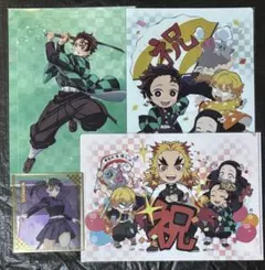 鬼滅の刃 竈門炭治郎 禰豆子 煉獄杏寿郎 クリアファイル カナヲ クリア色紙