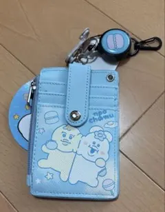 んぽちゃむ★パスケース★リール付き★新品未使用のサムネイル