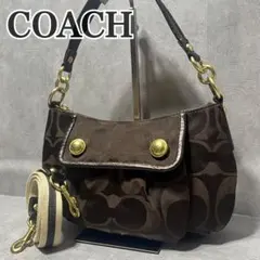 美品 COACH Signature Y2K 2way Shoulder Bag