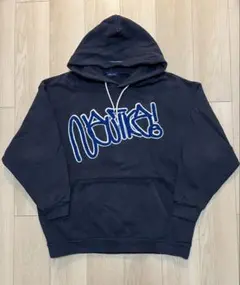 [古着]NAUTICA プルオーバー パーカー 紺 XXL