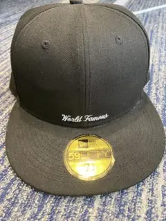 New Era 59FIFTY ブラック キャップ Supreme 7 1/2