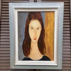 西房浩二 油絵4号・横顔・リアリズム人気作家・1点もの - メルカリ