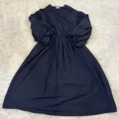 美品　FRAY I.D(フレイアイディー) バルーンスリーブギャザーワンピース