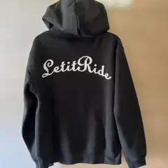 レットイットライド　LETITRIDE フルジップパーカー　ブラック