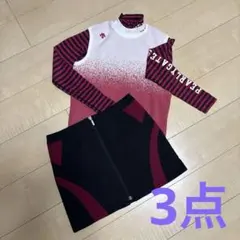 デサント　ニットベスト　中綿裏起毛スカート　パーリーゲイツインナーオマケ　3点