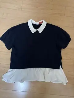 earth music&ecology フリル付きカットソー