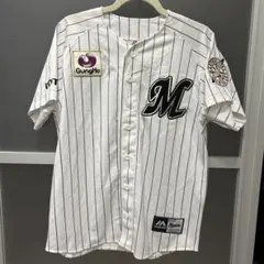 千葉ロッテマリーンズ 角中勝也 ユニフォーム Mサイズ - メルカリ