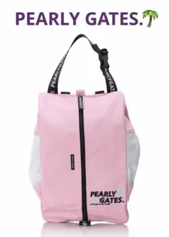 【新品】パーリーゲイツ　シューズケース　ペールピンク
