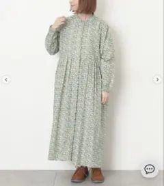 SHIPS別注】BINDU:〈手洗い可能〉プリントギャザー ブラウス 24SS 