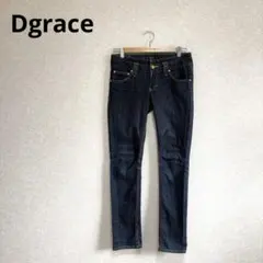 Dgrace スキニーデニムパンツ ジーンズ 日本製 インディゴブルー Sのサムネイル