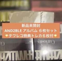 新品未開封　AND2BLE アルバム各２枚ずつ６枚セット　タワレコ特典トレカ付き