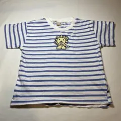 petit main ミッフィー ストライプ柄 ライオンTシャツ 100cm