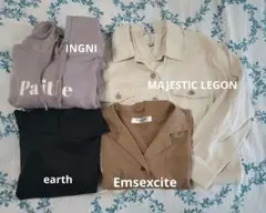 INGNI MAJESTIC LEGON earth Emsexcite 4点