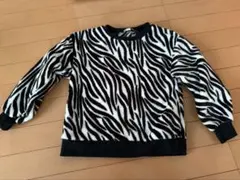 ゼブラ柄トレーナー 120サイズ